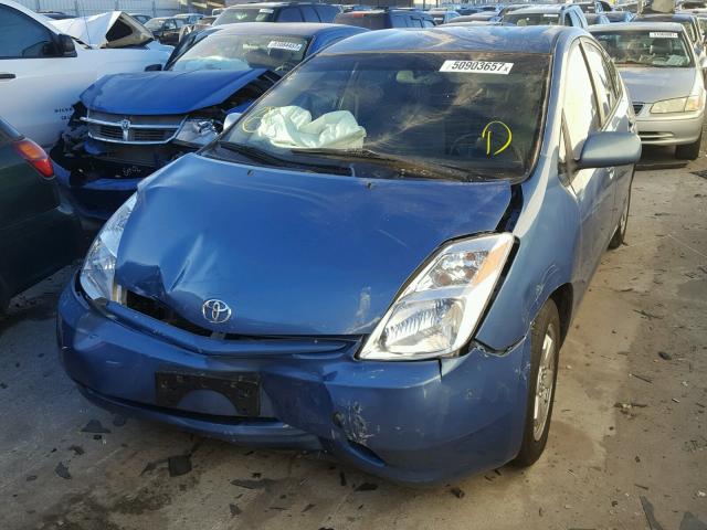 JTDKB20U957026774 - 2005 TOYOTA PRIUS BLUE photo 2