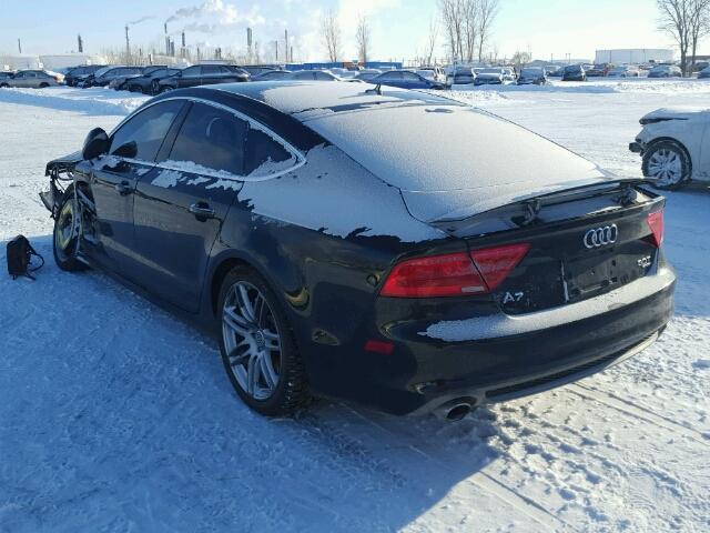 WAU3GCFC9CN128673 - 2012 AUDI A7 PRESTIG BLACK photo 3