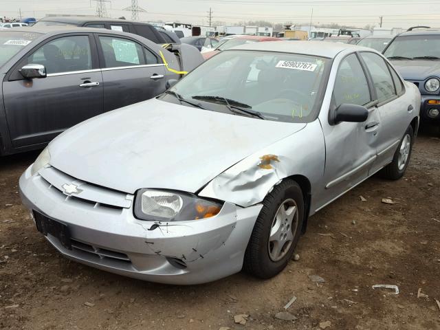 1G1JC52F347166089 - 2004 CHEVROLET CAVALIER SILVER photo 2