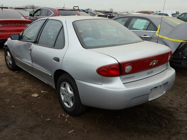 1G1JC52F347166089 - 2004 CHEVROLET CAVALIER SILVER photo 3