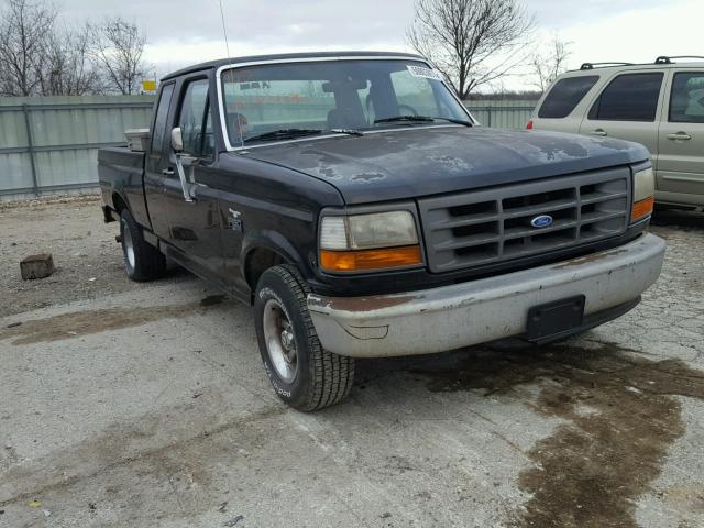 1FTEX15Y3SKA24886 - 1995 FORD F150 BLACK photo 1