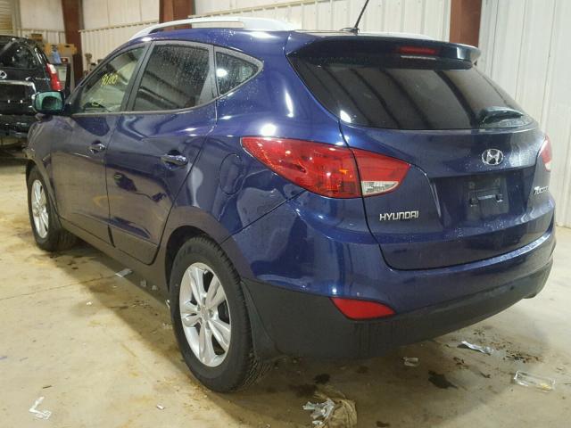 KM8JU3AC7CU361429 - 2012 HYUNDAI TUCSON GLS BLUE photo 3