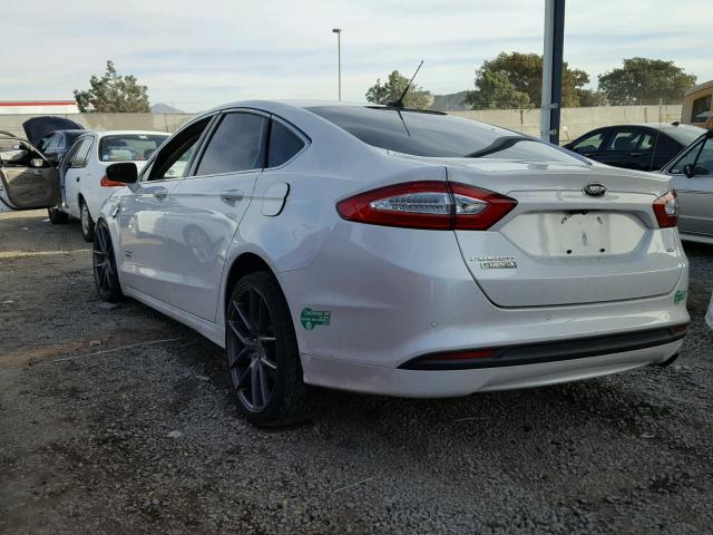 3FA6P0PU2FR298046 - 2015 FORD FUSION SE WHITE photo 3