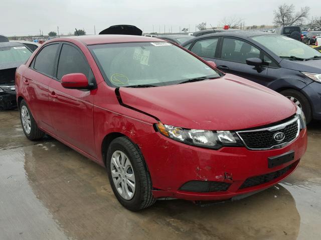 KNAFU4A2XD5732714 - 2013 KIA FORTE EX RED photo 1