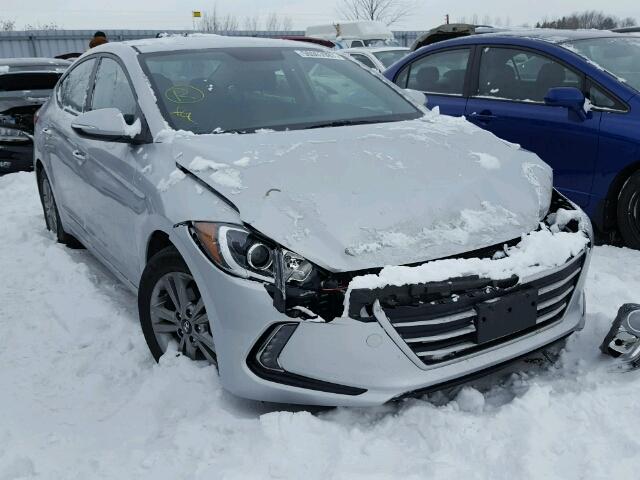 KMHD84LF1JU448447 - 2018 HYUNDAI ELANTRA SE SILVER photo 1