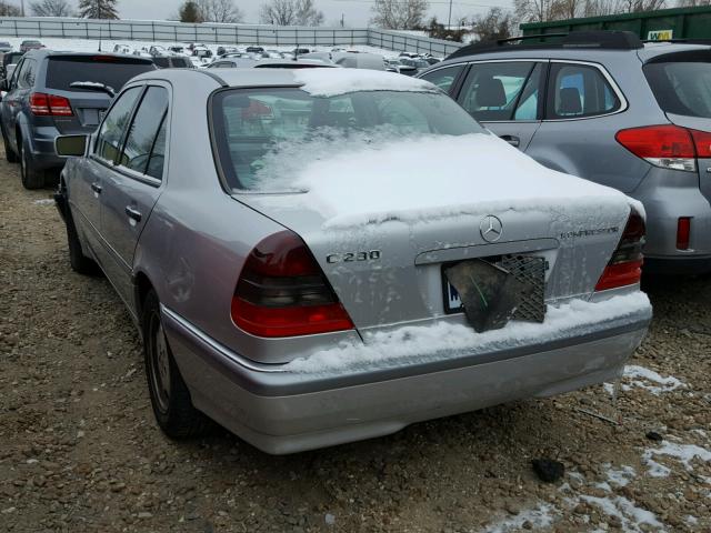 WDBHA24GXXA798495 - 1999 MERCEDES-BENZ C 230 SILVER photo 3