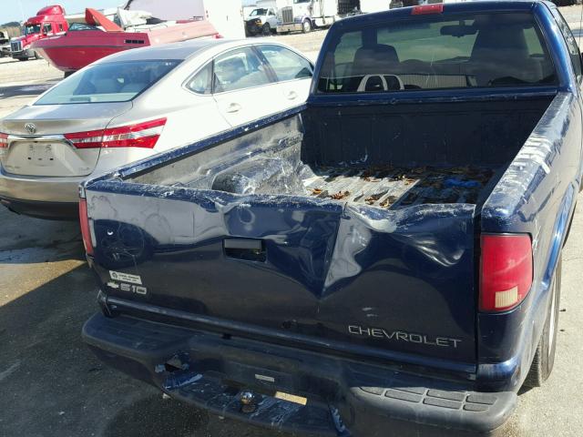 1GCCS145018177217 - 2001 CHEVROLET S TRUCK S1 BLUE photo 10