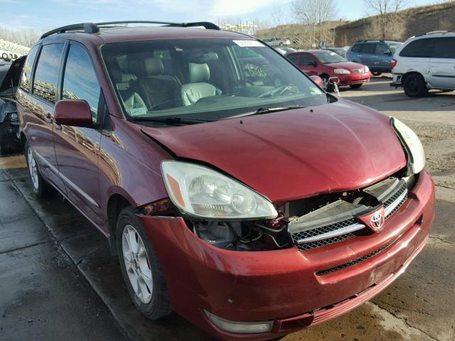 5TDZA22C05S223733 - 2005 TOYOTA SIENNA XLE BURGUNDY photo 1