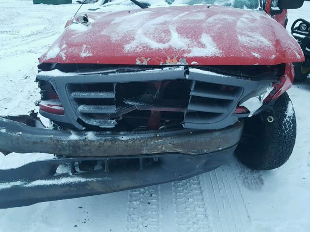 1FTZX17241NB89773 - 2001 FORD F150 RED photo 7