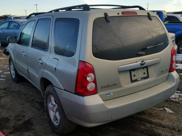 4F2YZ94125KM49966 - 2005 MAZDA TRIBUTE S GOLD photo 3