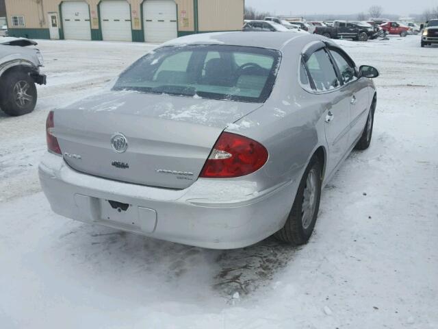 2G4WD552471169664 - 2007 BUICK LACROSSE C SILVER photo 4