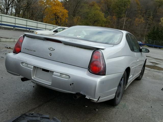 2G1WX12K539196286 - 2003 CHEVROLET MONTE CARL ვერცხლისფერი ფოტო 4