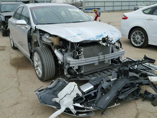 3LN6L2JK3ER810383 - 2014 LINCOLN MKZ SILVER photo 1