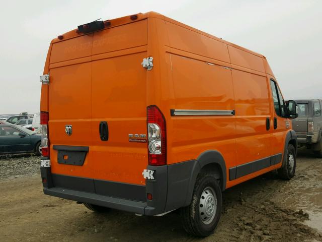 3C6TRVBG3HE541998 - 2017 RAM PROMASTER 橙色 照片 4