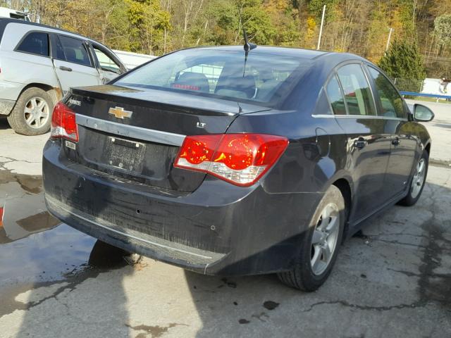 1G1PF5S93B7211427 - 2011 CHEVROLET CRUZE LT BLACK photo 4