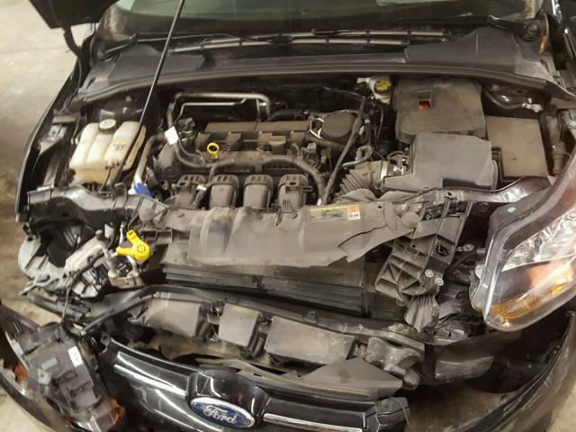 1FAHP3N2XCL324270 - 2012 FORD FOCUS TITA BLACK photo 7