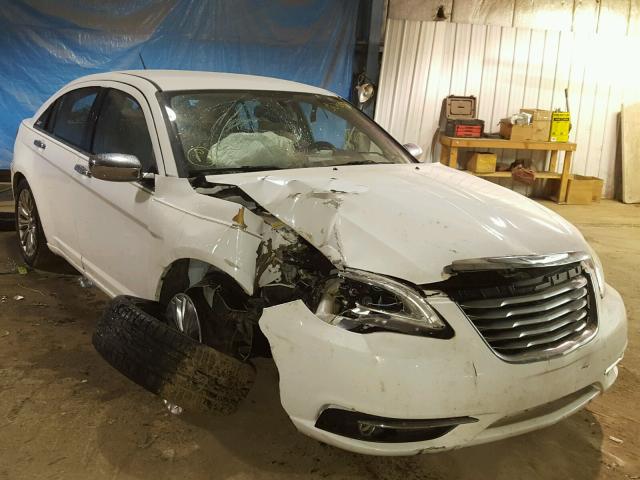 1C3CCBCG6DN546601 - 2013 CHRYSLER 200 LIMITE WHITE photo 1