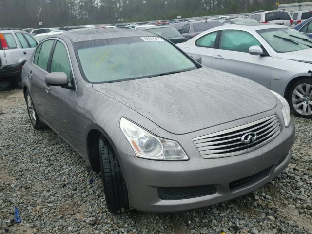 JNKBV61FX7M803643 - 2007 INFINITI G35 SILVER photo 1