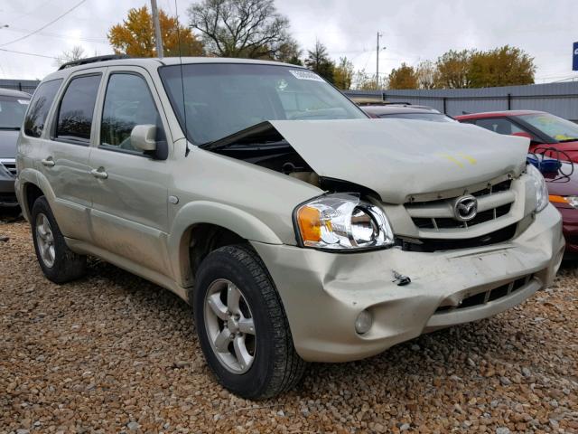 4F2YZ04135KM56971 - 2005 MAZDA TRIBUTE S BEIGE photo 1