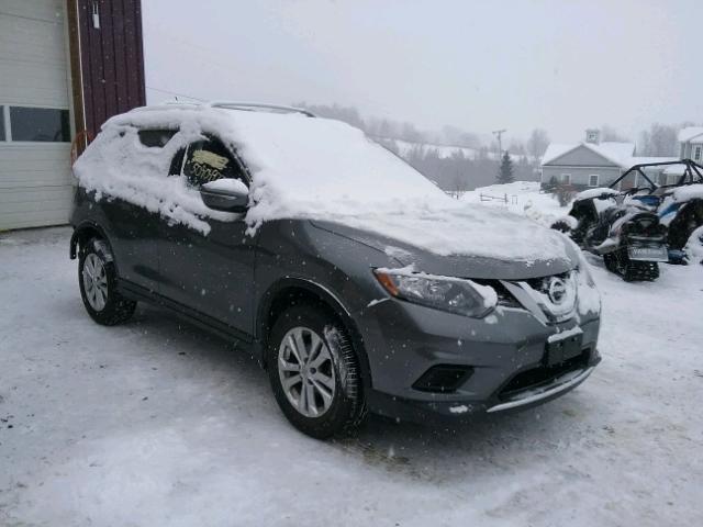 5N1AT2MV0FC916659 - 2015 NISSAN ROGUE S GRAY photo 1