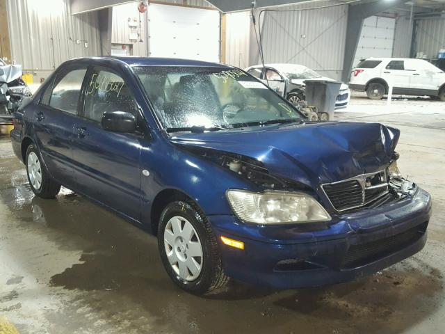 JA3AJ26E82U060490 - 2002 MITSUBISHI LANCER ES BLUE photo 1