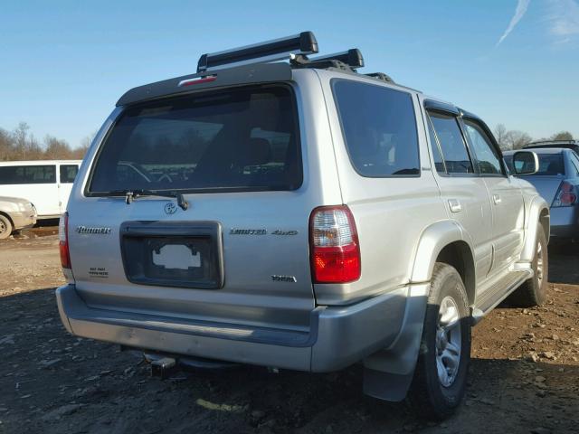 JT3HN87RX10351415 - 2001 TOYOTA 4RUNNER LI SILVER photo 4