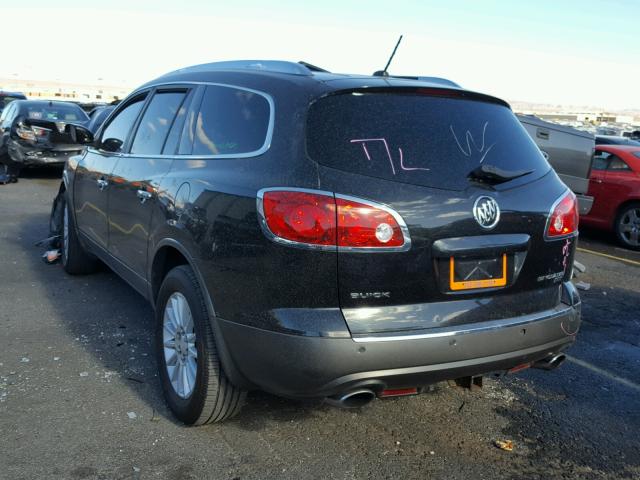 5GAEV23768J277481 - 2008 BUICK ENCLAVE CX BLACK photo 3