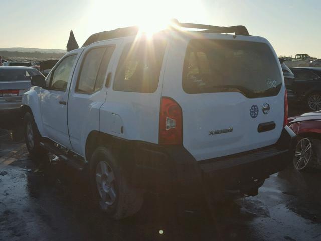 5N1AN08U68C535417 - 2008 NISSAN XTERRA OFF WHITE photo 3