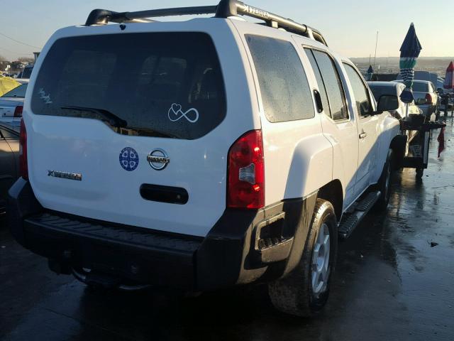 5N1AN08U68C535417 - 2008 NISSAN XTERRA OFF WHITE photo 4