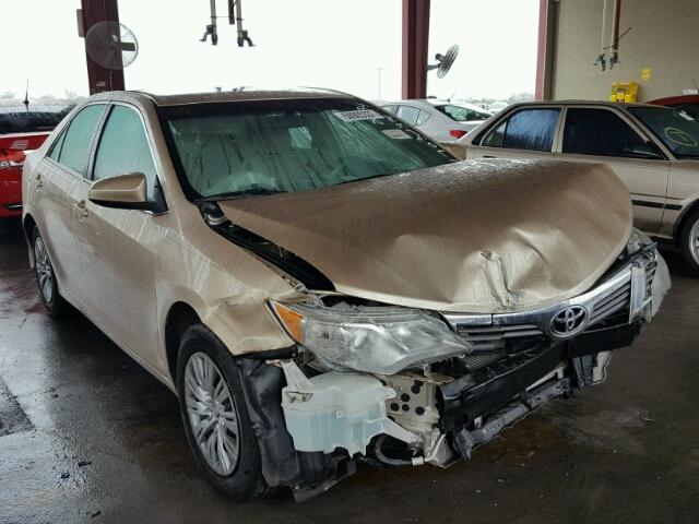 4T4BF1FKXCR266565 - 2012 TOYOTA CAMRY BASE TAN photo 1