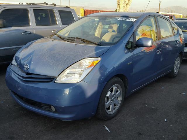 JTDKB20U553005606 - 2005 TOYOTA PRIUS BLUE photo 2