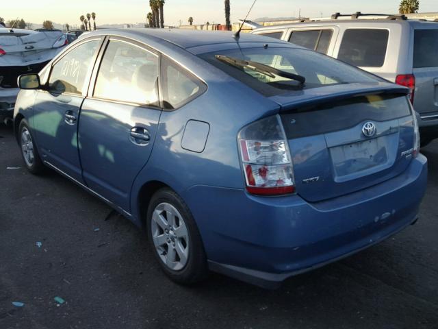 JTDKB20U553005606 - 2005 TOYOTA PRIUS BLUE photo 3