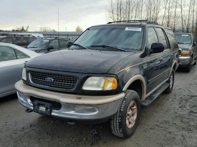 1FMRU18W0WLA81496 - 1998 FORD EXPEDITION BLACK photo 2