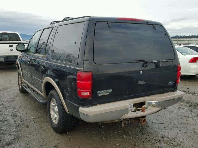 1FMRU18W0WLA81496 - 1998 FORD EXPEDITION BLACK photo 3