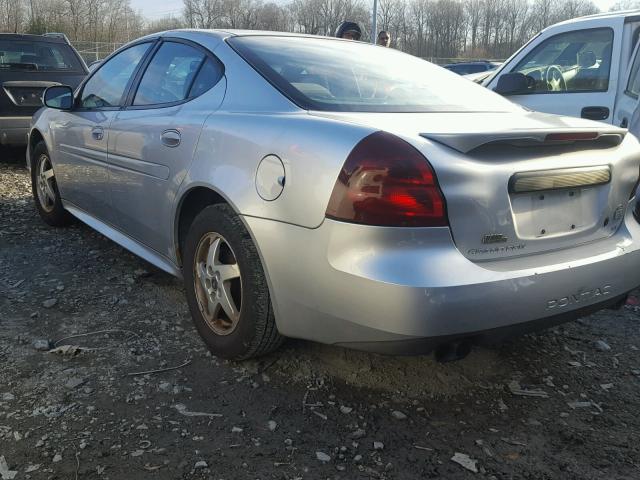 2G2WP522741287451 - 2004 PONTIAC GRAND PRIX SILVER photo 3