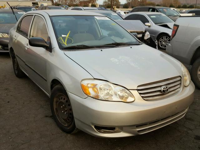 JTDBR32E342026823 - 2004 TOYOTA COROLLA CE GRAY photo 1