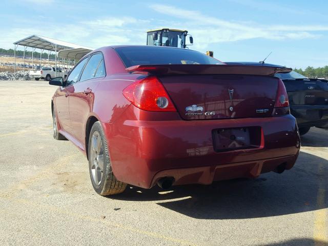 1G2ZM577184209462 - 2008 PONTIAC G6 GXP BURGUNDY photo 3