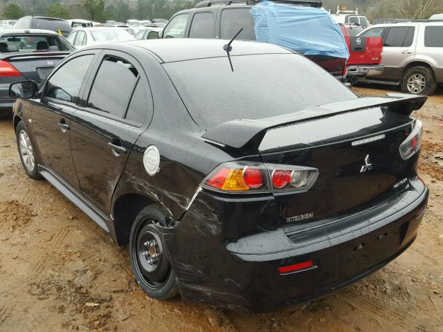 JA32U2FU8DU006600 - 2013 MITSUBISHI LANCER ES/ BLACK photo 3