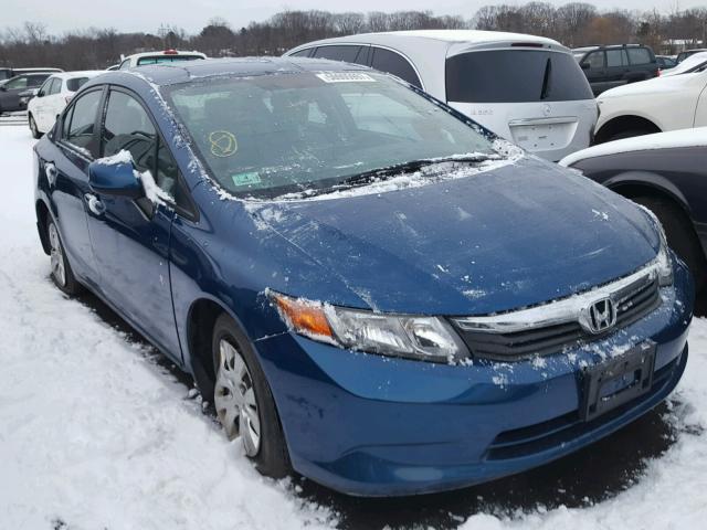 2HGFB2F51CH540316 - 2012 HONDA CIVIC LX BLUE photo 1