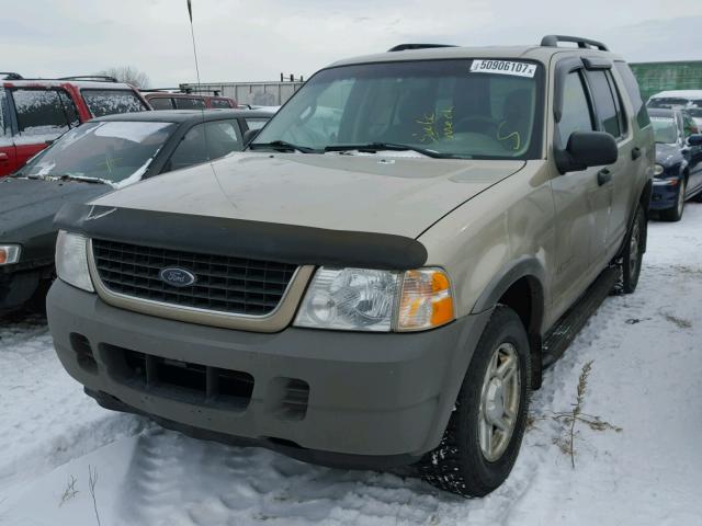 1FMZU72K72ZC74244 - 2002 FORD EXPLORER X GOLD photo 2