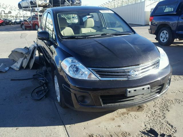 3N1BC1CP7BL436884 - 2011 NISSAN VERSA S BLACK photo 1