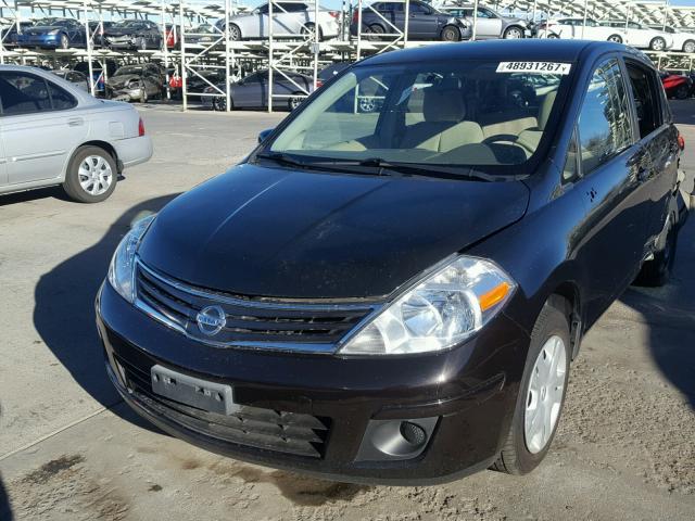 3N1BC1CP7BL436884 - 2011 NISSAN VERSA S BLACK photo 2