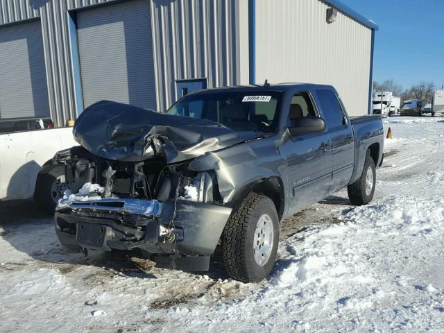 3GCPKSE3XBG311666 - 2011 CHEVROLET SILVERADO GREEN photo 2