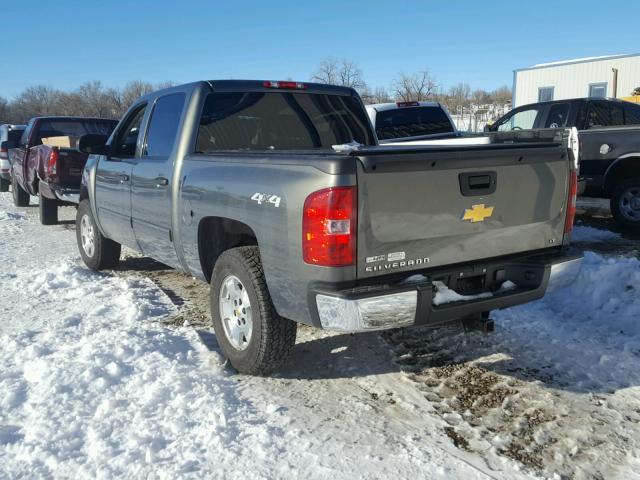 3GCPKSE3XBG311666 - 2011 CHEVROLET SILVERADO GREEN photo 3