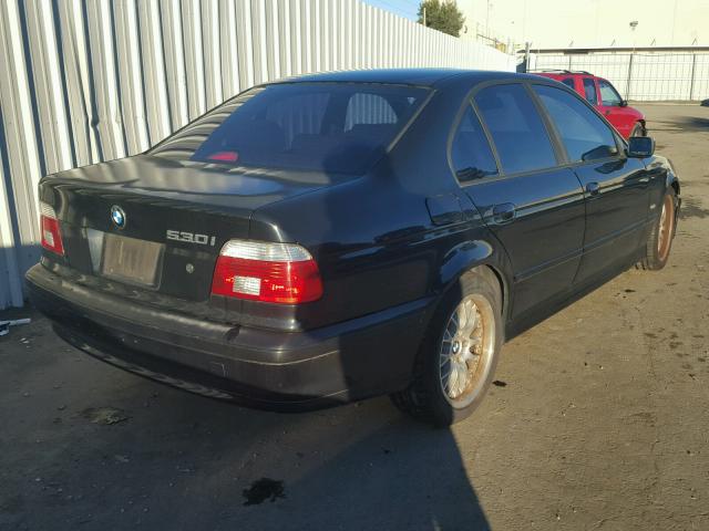 WBADT53431CE90390 - 2001 BMW 530 I BLACK photo 4