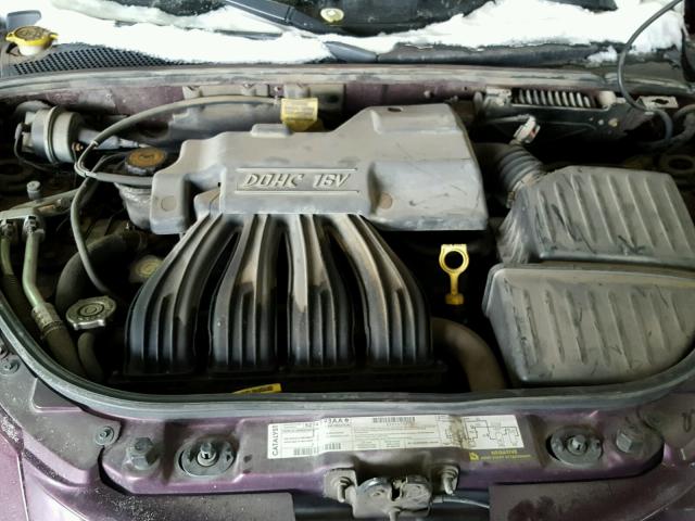 3C4FY4BBX1T684245 - 2001 CHRYSLER PT CRUISER PURPLE photo 7