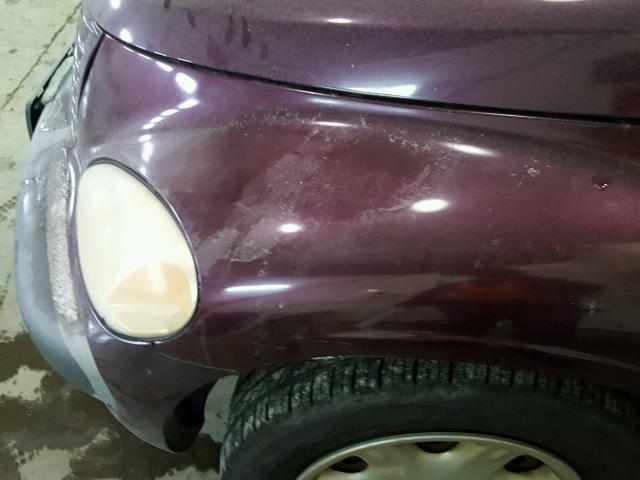 3C4FY4BBX1T684245 - 2001 CHRYSLER PT CRUISER PURPLE photo 9