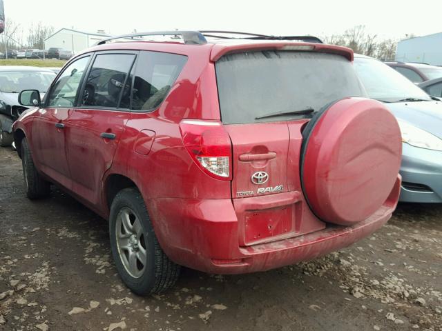 JTMBD33V065015129 - 2006 TOYOTA RAV4 RED photo 3