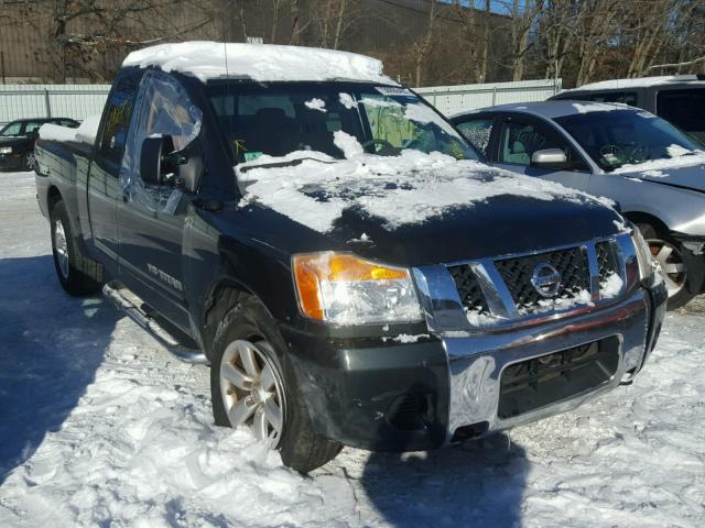 1N6BA06A28N316291 - 2008 NISSAN TITAN XE GREEN photo 1