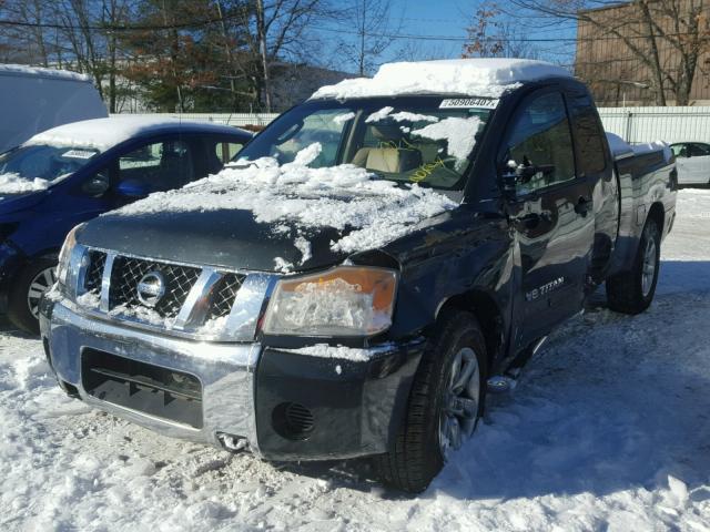 1N6BA06A28N316291 - 2008 NISSAN TITAN XE GREEN photo 2